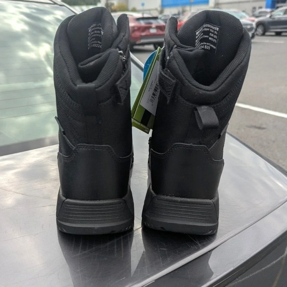 Waterproof Tactical Military Combat Work Boots Mens 9.5 Black Interceptor Jarret